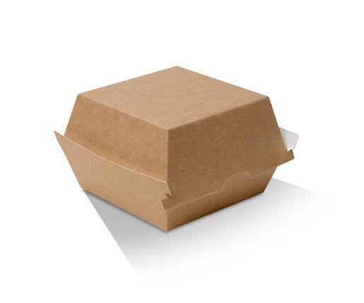 Burger box - kraft cardboard image