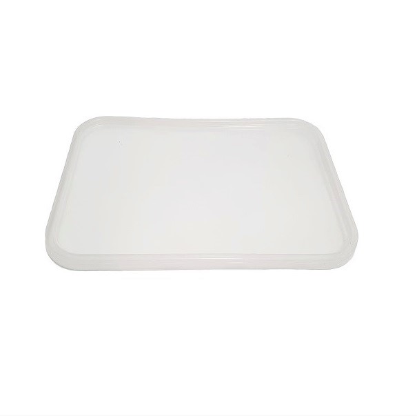 Clear plastic container lids image