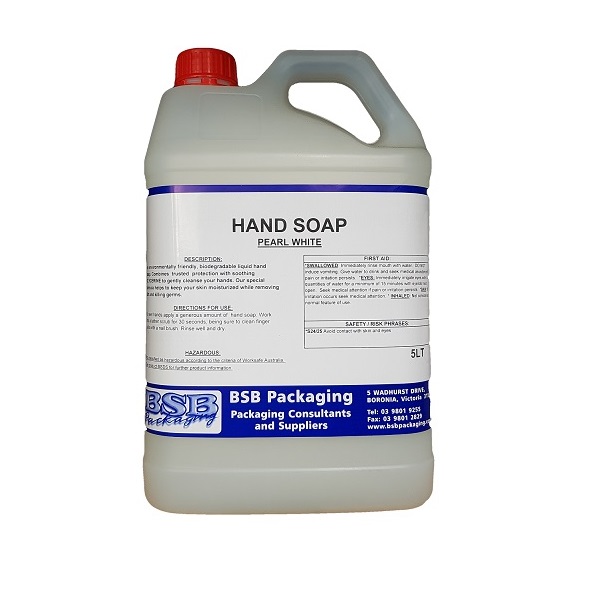 Hand soap liquid - White image