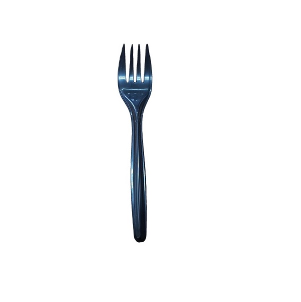 Plastic black fork image