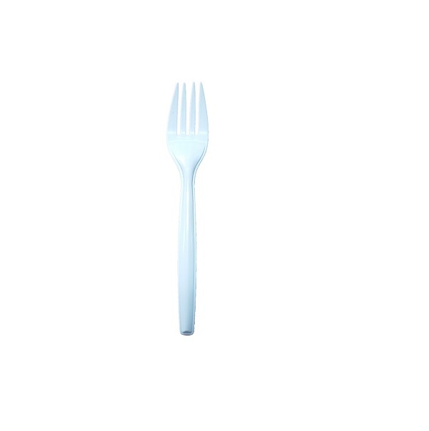 Plastic white fork image