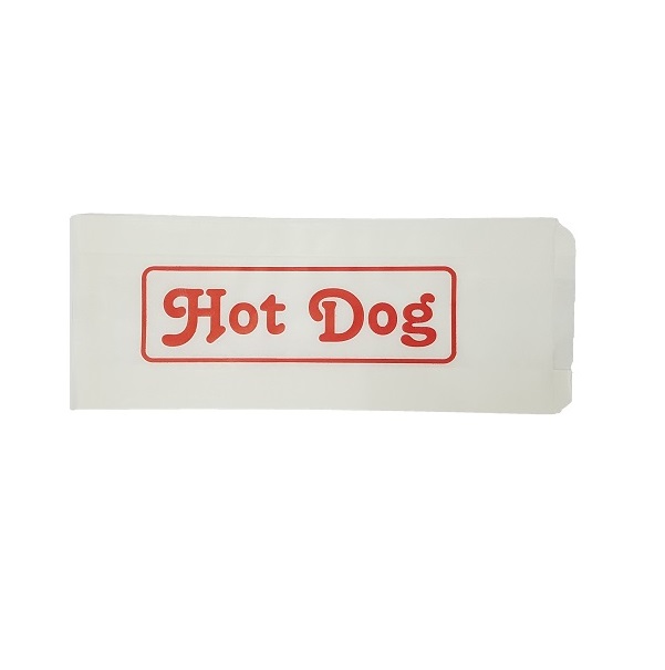 Printed Hot Dog paper bags image
