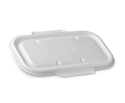 Sugarcane takeaway container lid image
