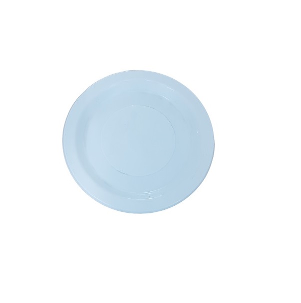 White round plastic plate image