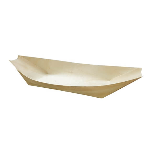 Wooden pine boat image