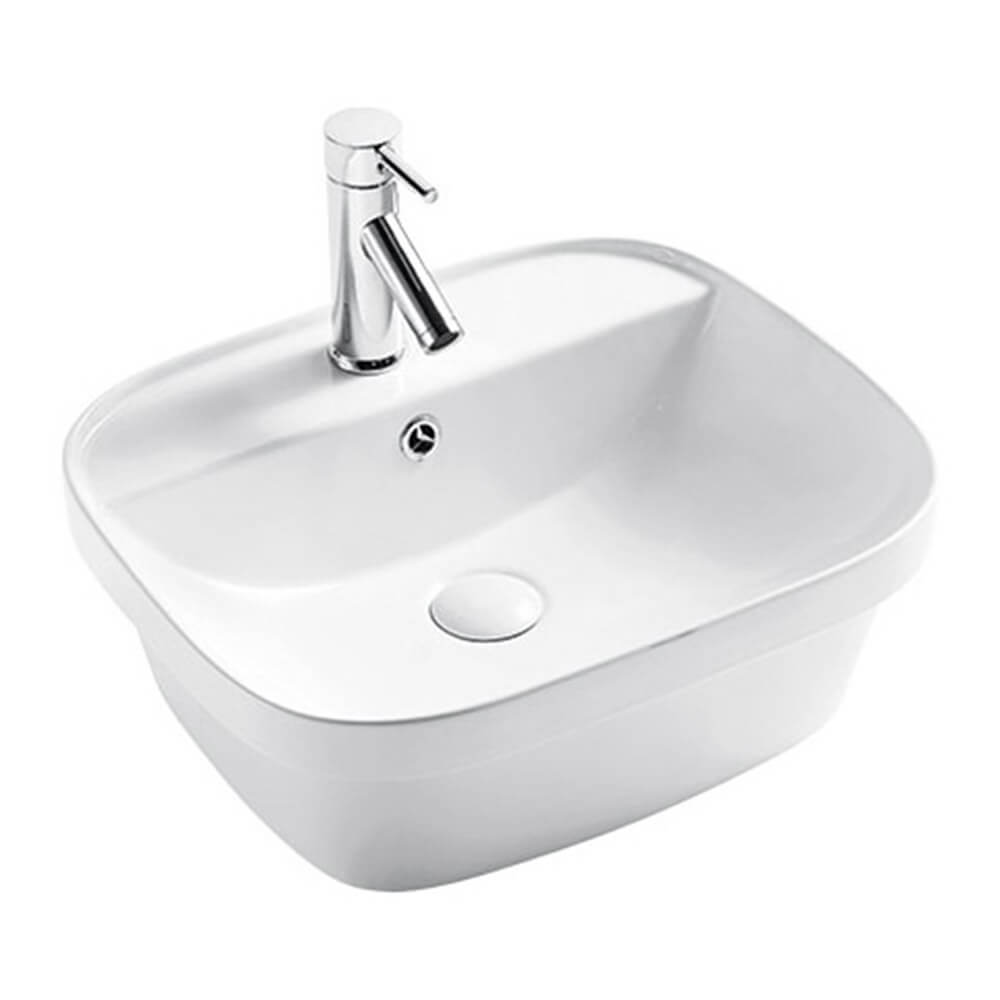 Best BM BA340 Rounded Insert Basin With Overflow image