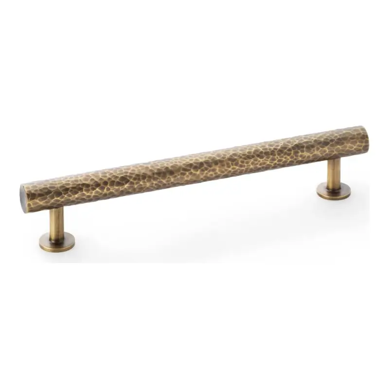 Castella Aged Brass Bexhill Hammered Cabinet Handles image