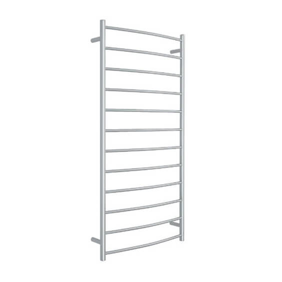Curved / Round 12 Bar Heated Towel Ladder image