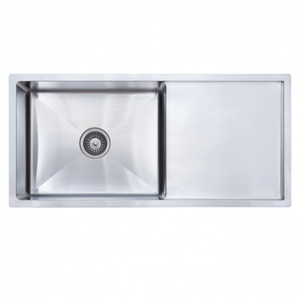 Modern National MS209B Stainless Steel Single Bowl Sink With Drainer image