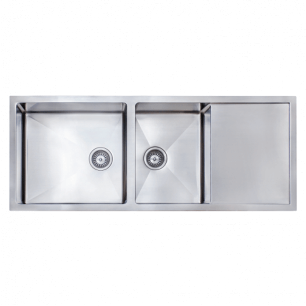 Modern National MS301B Stainless Steel 1 & A Half Bowl Sink With Drainer image