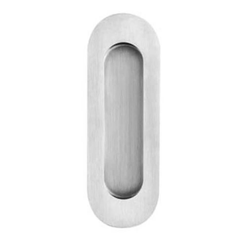 Signature Hardware Oval Sliding Door Flush Pull image