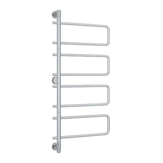 Straight / Round Swivel 8 Bar Heated Towel Ladder image
