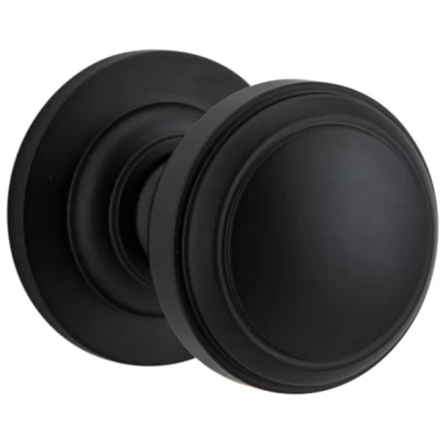 Knob Set with 60mm Backset Euro Mortice Lock, Double Cylinder and Pair of Escutcheons