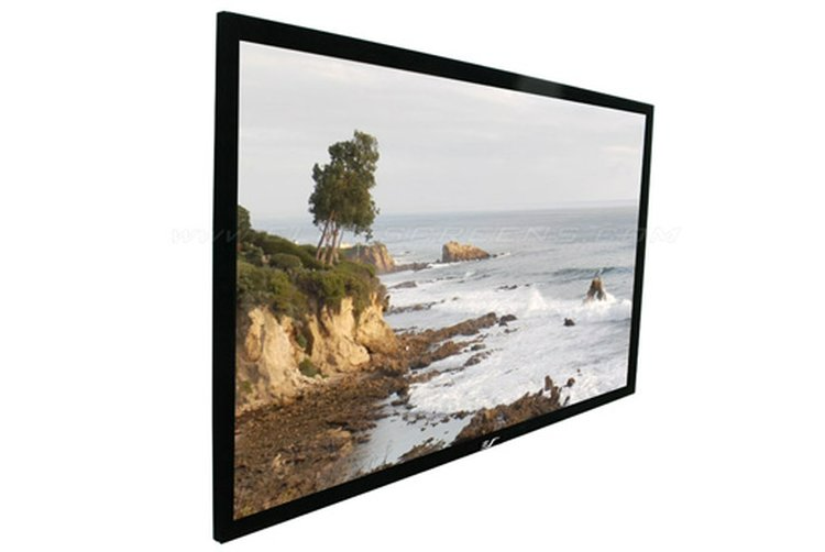 100" FIXED FRAME 169 SCREEN 1080P / FHD WEAVE ACOUSTICALLY TRANSPARENT - EZFRAME image