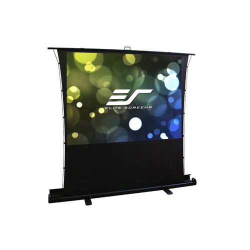 100" PORTABLE 43 PULL-UP PROJECTOR SCREEN TAB TENSION COMPATIBILE WITH UST image