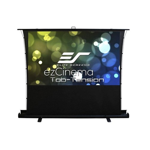 74" PORTABLE 169 PULL-UP PROJECTOR SCREEN TAB TENSION COMPATIBILE WITH UST image