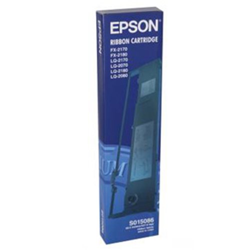 EPSON C13S015086 BLK RIBBON FX-2170 FX-2180 LQ-2170 LQ-2180 LQ-2190 image