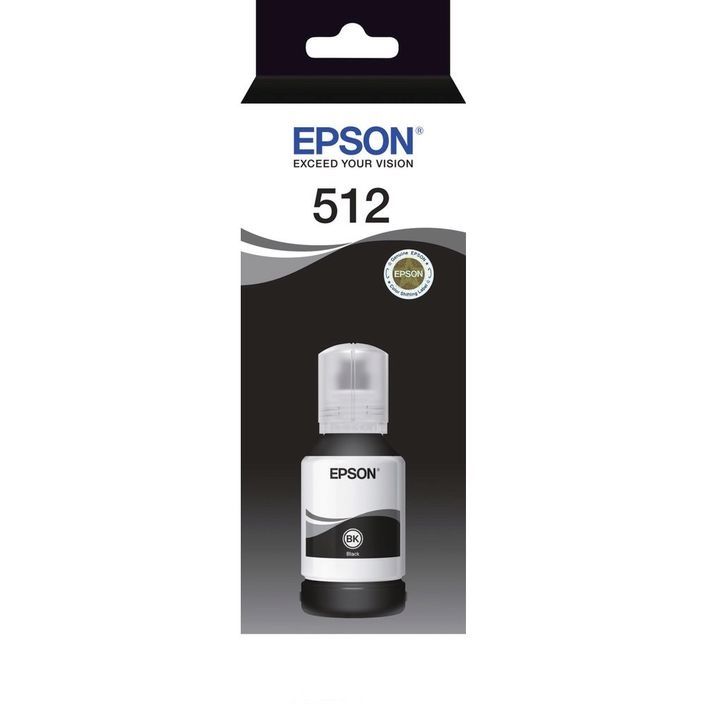 EPSON ECOTANK T512 BLACK INK BOTTLE ECOTANK ET-7700 ET-7750 image