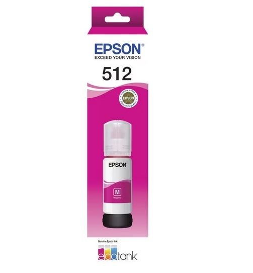 EPSON ECOTANK T512 MAGENTA INK BOTTLE ECOTANK ET-7700 ET-7750 image