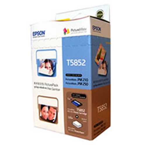 EPSON PICTURE PACK 150 SHEETS PHOTO PAPER  1 INK CARTRIDGE FOR PICTUREMATE 210 250 235 image
