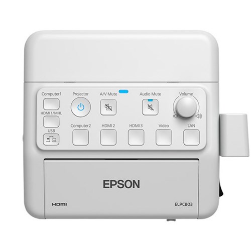 EPSON PROJECTOR CONTROL BOX WITH AUDIO CONTROL & CABLE MANAGEMENT - 2X HDMI image
