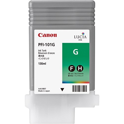 GREEN INK TANK 130ML FOR CANON IPF 6100 5100 5000 image