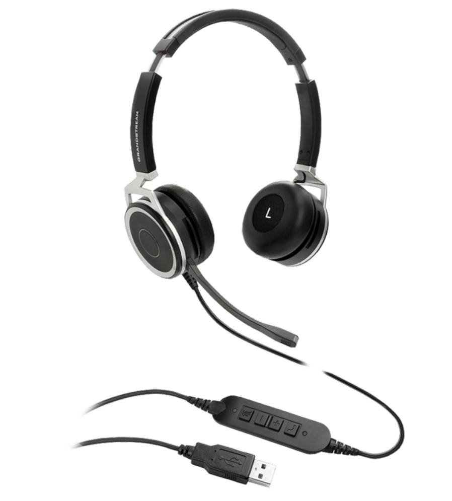 HIGH END USB HEADSET WITH BUSY LIGHT AND NOISE CANCELLING image