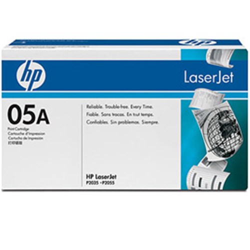 HP 05A BLACK TONER 2300 PAGE YIELD FOR LJ P2035 P2055 image