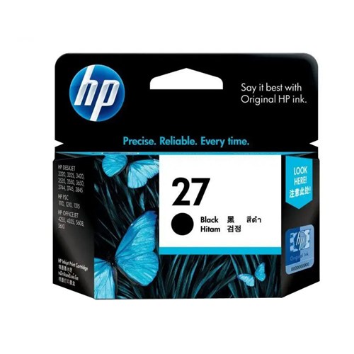 HP 27 BLACK INK 280 PAGE YIELD FOR DJ 3XXX image