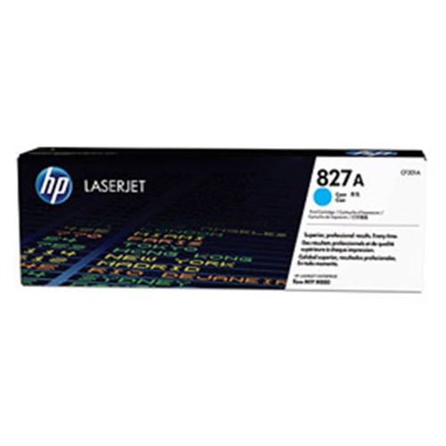 HP 827A CYAN LASERJET TONER 32K CARTRIDGE image