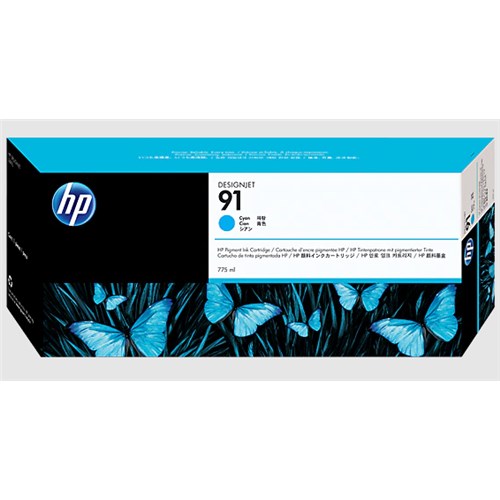 HP 91 CYAN INK 775-ML C9467A FOR DJ Z6100 image