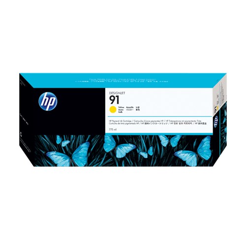 HP 91 YELLOW INK 775-ML C9469A FOR DJ Z6100 image