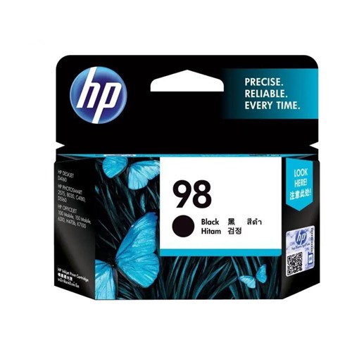HP 98 BLACK INK 420 PAGE YIELD FOR DJ 5940 PSC 2575 & 8050 image