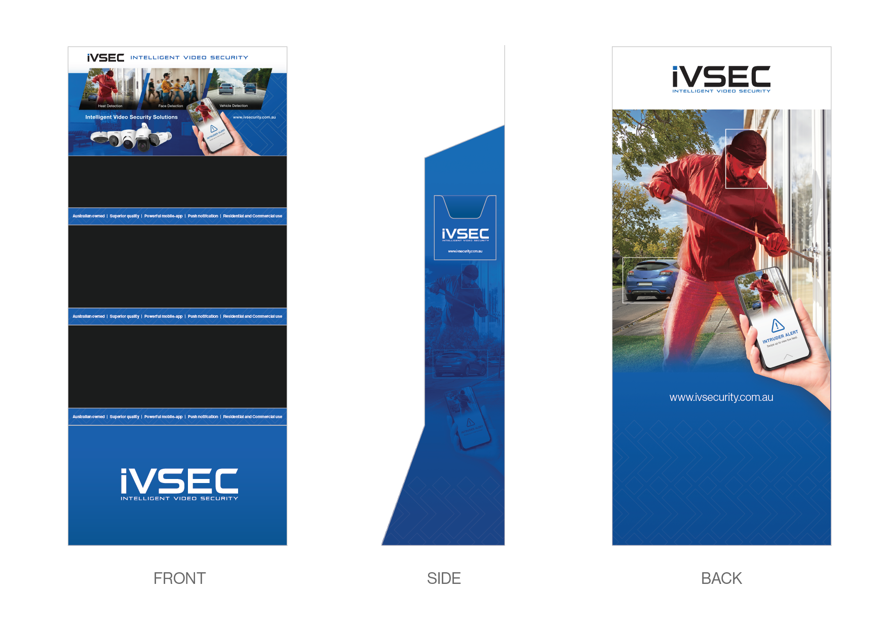 IVSEC POS DISPLAY STAND -Footprint 70 X 42 X 180CM - Free with IVSEC stocking order image