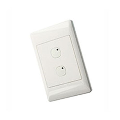 OMNI-BUS 2-BUTTON WALL SWITCH WHITE image