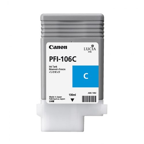 PFI-106C LUCIA EX CYAN INK FOR IPF6300IPF6300SIPF6350IPF6 image