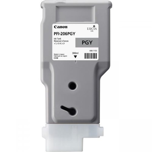 PFI-206PGY LUCIA EX PHOTO GREY INK FOR IPF6400 6450 - 300ML image