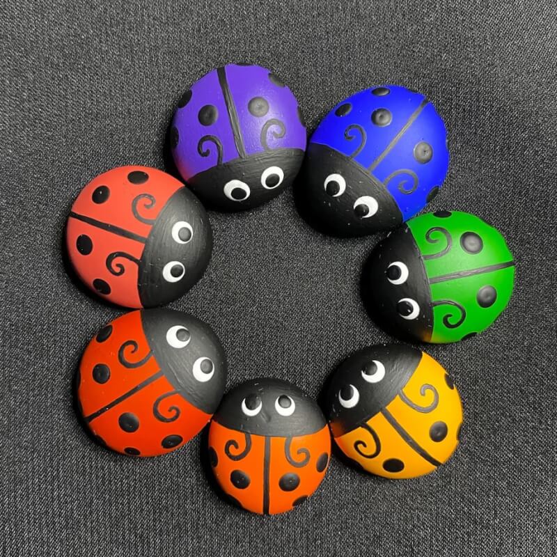 Rainbow Ladybugs image