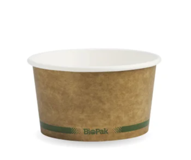 12oz BioBowl Kraft Green strip image