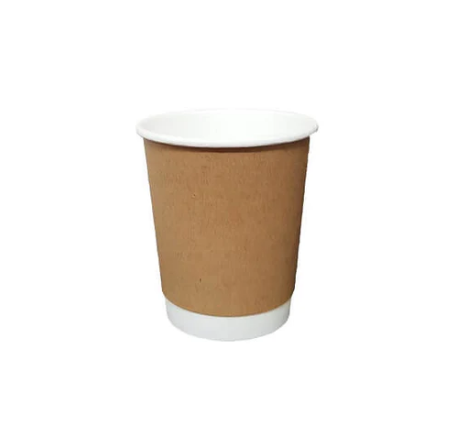 12oz Double Wall Cup Kraft Natural image