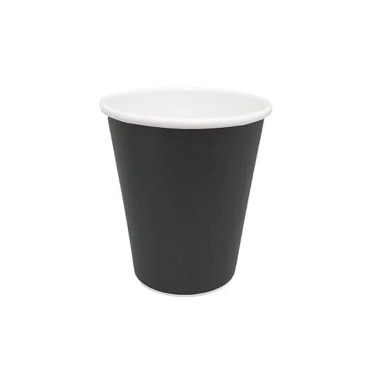 12oz Single Wall Cup Black image