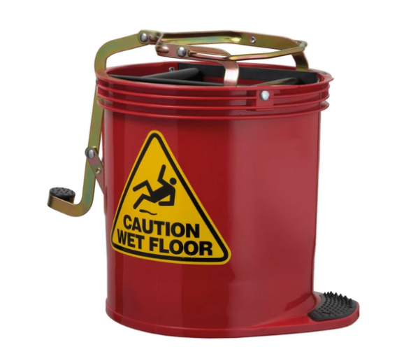 16 Litre Mop Bucket Red image