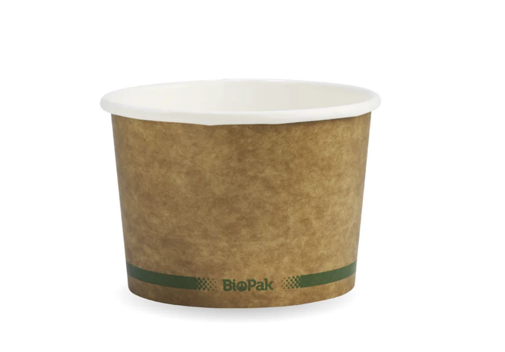 16oz BioBowl Kraft Green strip image