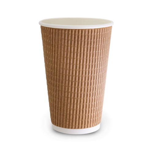 16oz Triple Wall Cup Natural image