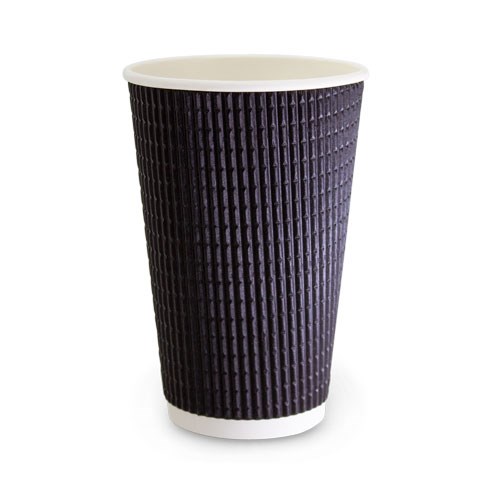 16oz Triple Wall Twist Cup Black image