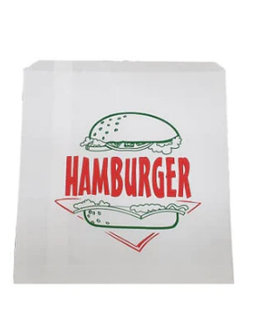 2 Sq.Glassine Ptd Burger Bag image