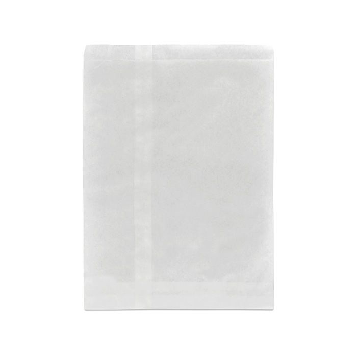 3 Long White Paper Bag image