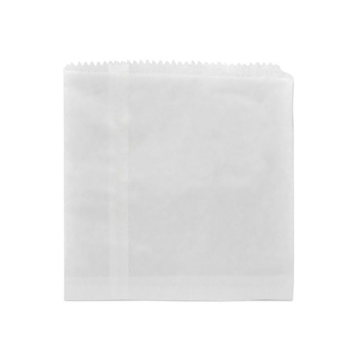 4 Square White Paper Bag image