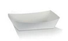 #4 Tray Cardboard White 170x95x55 mm image