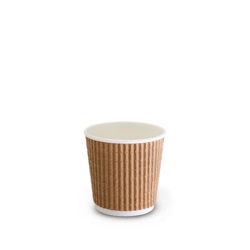 4oz Triple Wall Cup Kraft image